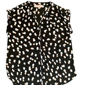 Philosophy Sleeveless Polka Dot Top -
Small Petite